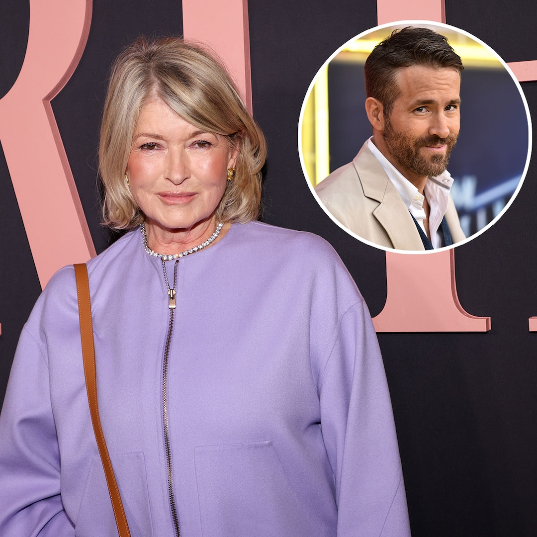 Ryan Reynolds aplaude que Martha Stewart lo haya llamado "No tan